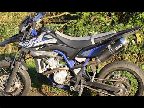 2015 Yamaha WR125x Mods - Exhaust, Tail Tidy, Hand-guards more! - YouTube