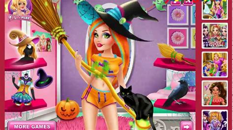 Halloween Witch - Video Play - Girls Games Online - Dress Up Games ...