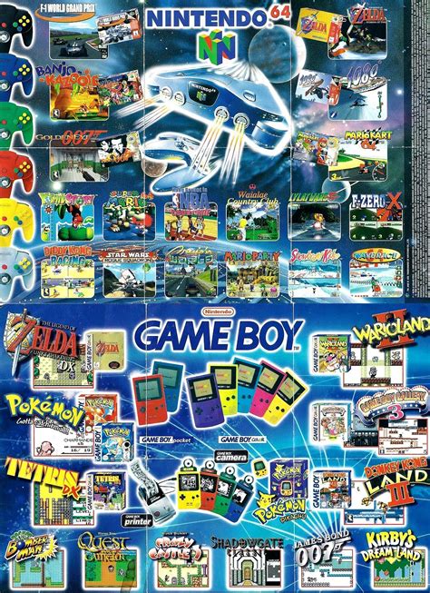 Nintendo 64 & Game Boy Ad. Vintage Video Games, Classic Video Games ...