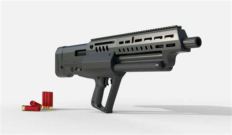 IWI Tavor TS12 Bullpup Shotgun - 3D Model by rfarencibia