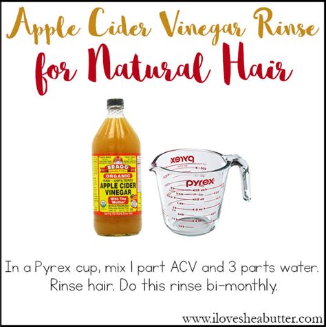 Apple Cider Vinegar Rinse for Natural Hair | DIY Recipe - beautymunsta - free natural beauty ...