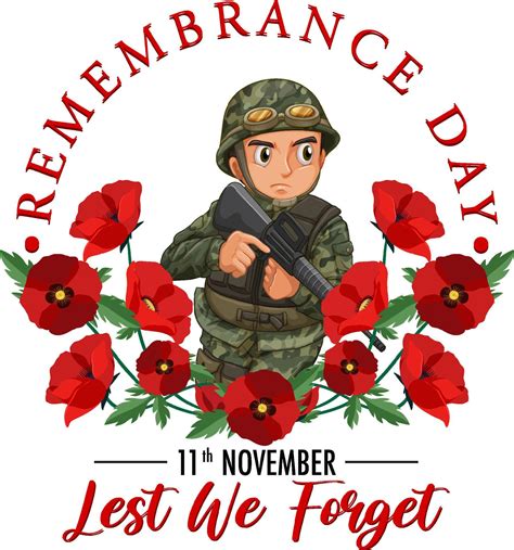 Remembrance Day Logo Design 11743565 Vector Art at Vecteezy