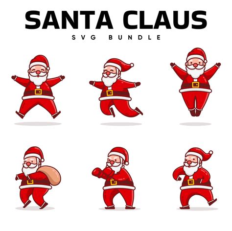 Santa Claus SVG Files | Master Bundles