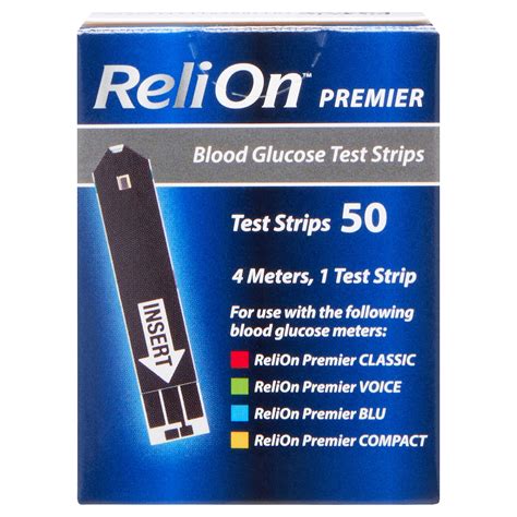 ReliOn Premier Blood Glucose Test Strips, 50 Count – Walmart Inventory Checker – BrickSeek