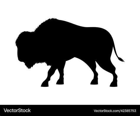 American Buffalo Silhouette