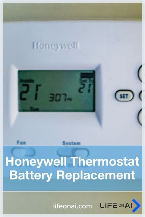 Honeywell thermostat battery replacement all models – Artofit