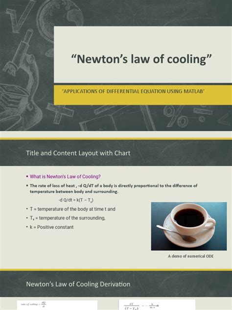 Newton's Law of Cooling | PDF