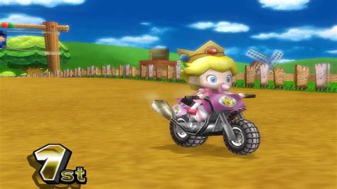 Mario Kart Wii HD - Mushroom Cup 100cc (Baby Peach Gameplay) | Peach mario kart, Mario kart wii ...