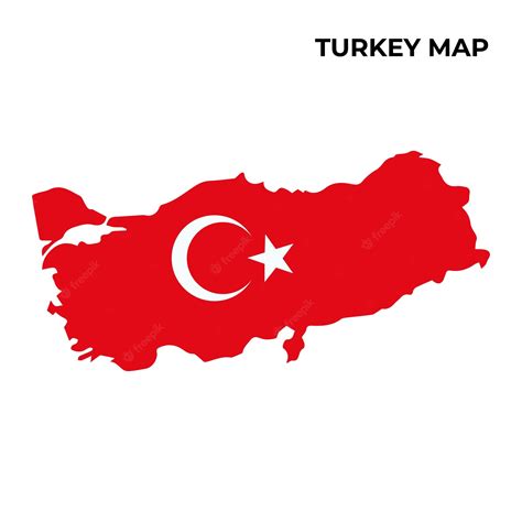 Premium Vector | Turkey national flag map design illustration of turkey ...