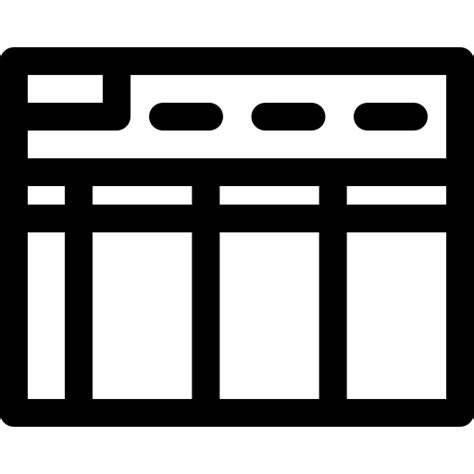 Tabla de datos | Icono Gratis