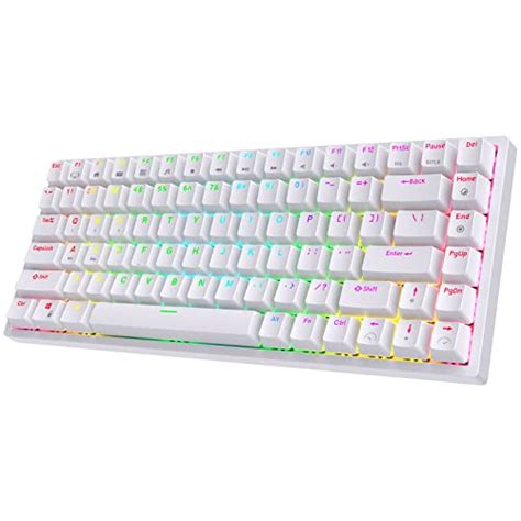 RK ROYAL KLUDGE RK84 RGB 75% Triple Mode BT5.0/2.4G/USB-C Hot Swappable Mechanical Keyboard, 84 ...