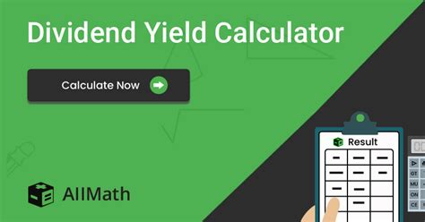 Dividend Yield Calculator