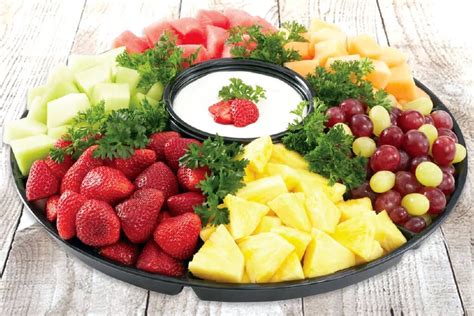 Fresh Fruit & Dip Platter | Strack & Van Til | Indiana Made since 1929