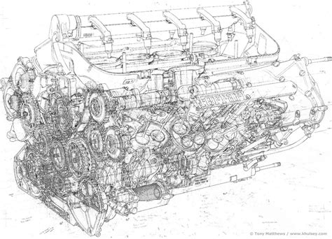 Ferrari Engine Schematics