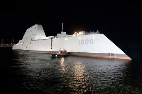 USS Zumwalt: $4.3bn hi-tech 'stealth' destroyer built for US Navy begins sea trials