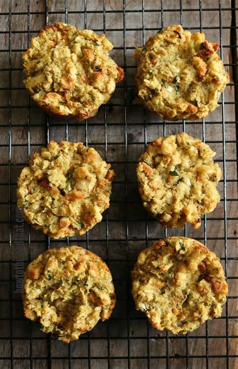 Stuffing Muffins , Buttery CRUNCHY and QUICK Muffin Tin Recipe