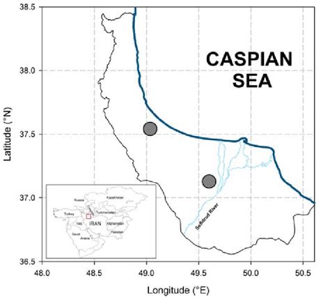 Selected study regions in Guilan. | Download Scientific Diagram