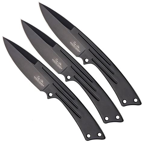 United Cutlery Wesley Hibben Cloak 3pc Large Throwing Knife Set WH101