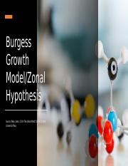 Exploring the Burgess Growth Model and Zonal Hypothesis | Course Hero