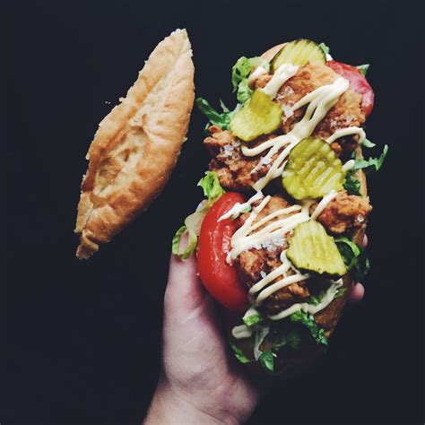 Chicken Po'boy Sandwich