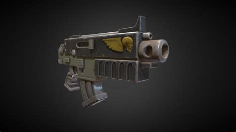 Warhammer Bolter - 3D model by k1r1ll3r [82c9fa2] - Sketchfab