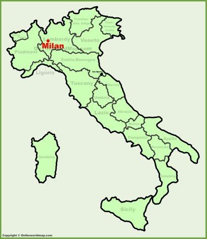 Milan Maps | Italy | Maps of Milan (Milano)