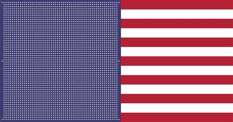 United States Flag Stars Template