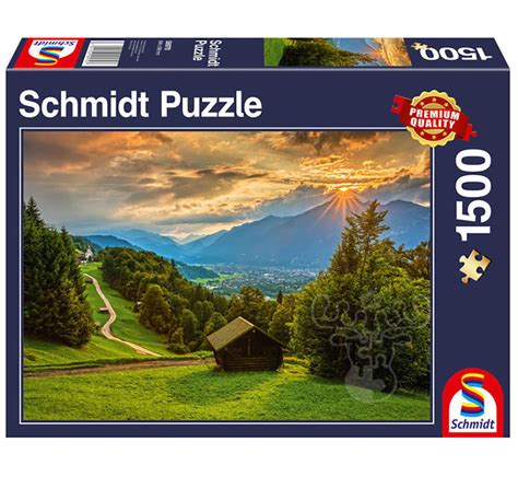 Schmidt Sunset Over the Mountain Puzzle 1500pcs - Puzzles Canada