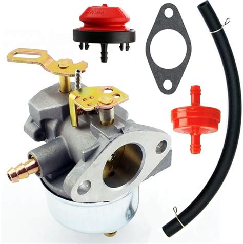 Amazon.com: Yingshop Carburetor with Mount Gasket Fuel Filte Primer Bulb Fuel Line for John ...