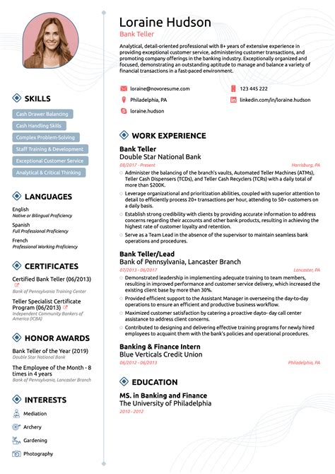 Free Modern Resume Template 2022 - Printable Form, Templates and Letter