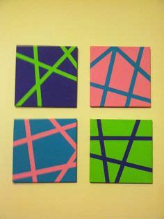 17 Best Tape painting ideas | tape painting, painting, diy art