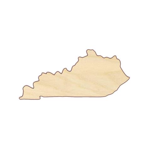 Kentucky State Shape State of Kentucky Wood Shape - Etsy