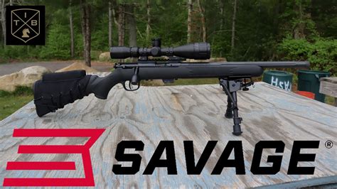 Savage Arms MKII FV-SR .22LR Bolt Action Rifle - YouTube