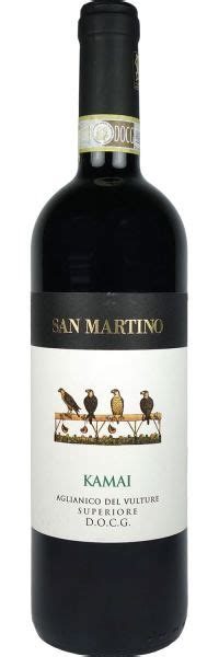 San Martino Kamai Aglianico del Vulture Superiore 2018 750 ml.