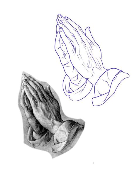 Praying Hands Tattoo Design | Half Sleeve Tattoos Drawings