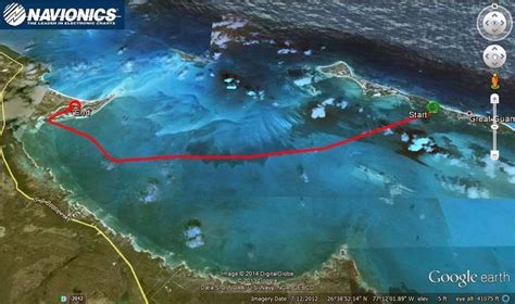 The Retirement Project: Map 3-22-14 Great Guana Cay to Treasure Cay