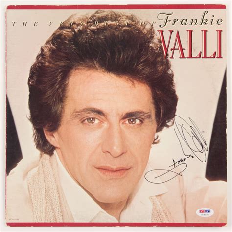 Frankie Valli Signed "The Very Best of Frankie Valli" Vinyl Record ...