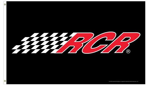 RCR Logo 3' X 5' One-Sided Flag – RCR Museum & Team Store