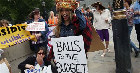 Budget 2015: Anti-austerity protesters 'block' Whitehall and chant against welfare cuts - Mirror ...