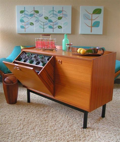 Mid Century Modern Bar Cabinet Kitchen - GordonNeri