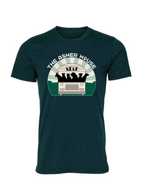 The Asher House Unisex Bus Graphic T-Shirt - 7 Colors