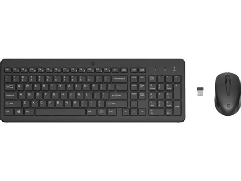 HP 330 Wireless Keyboard and Mouse Combo with LED Indicators (2V9E6AA ...