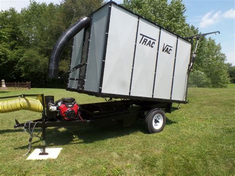 Trac Vac 288 Leaf Trailer Vacuum Bushel Tow Behind Street Curbside ...