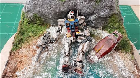 Ruined Gundam RX-78-2 Diorama | Dinda Wardhanie - YouTube