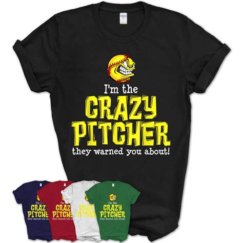 Cute Crazy Softball Pitcher Softball Player T-Shirt – Teezou Store