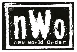 nWo logo banner black and white transparent PNG - StickPNG