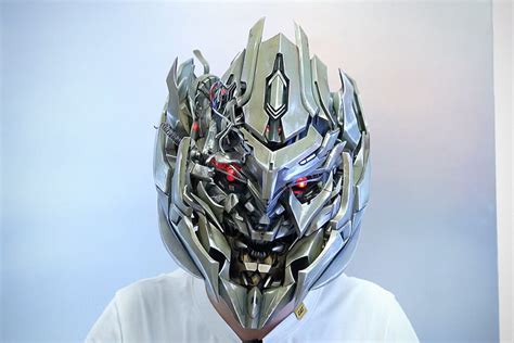 Officially Licensed Wearable Transformers Megatron Helmet With Voice ...