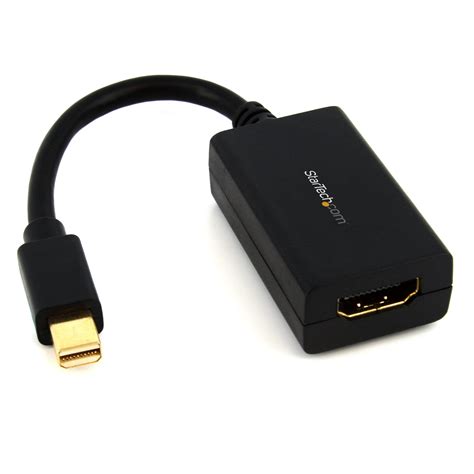 StarTech.com Mini DisplayPort to HDMI Adapter – 1080p – Passive – Thunderbolt to HDMI Monitor ...