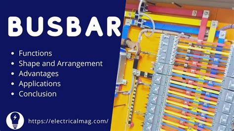 What is Electric Busbar? Busbar used for? | ElectricalMag