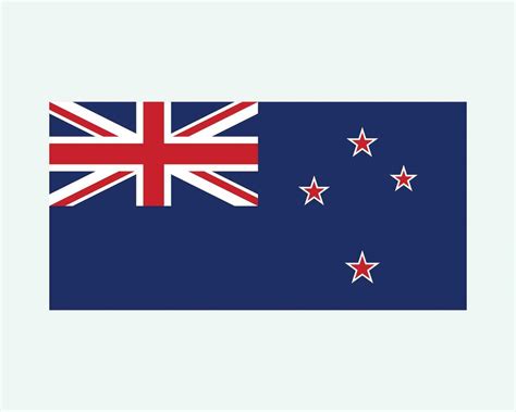 National Flag of New Zealand. Kiwi Country Flag. New Zealand Detailed ...